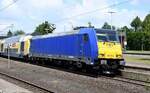 BTH 146 519-4 mit den ME bei der abfahrt von hh.harburg richtung l�neburg,02.07.21