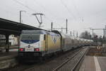 146 535 verl�sst den Bahnhof L�neburg in Richtung Hamburg Hbf am 4.1.22
