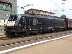 189 938 durchf�hrt den Bahnhof Nordhausen 01.09.2013