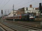 MRCE ES 64 U2 - 028 mit ziel Halle (Saale) Hbf verl�sst den Merseburger Bahnhof am 6.1.15