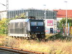 MRCE 185 546-9 (ex OHE) abgestellt im Bahnhof Delitzsch unt Bf am 14.10.17