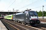 ES 64 U2-001,mit den flixtrain nach k�ln,abfahrt aus harburg 20.07.18