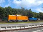 MTEG 293 022-0 und R�BB 251 901 im Bahnhof Putbus am 2.6.14