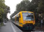 ODEG VT 650.74 im Auftrag der PRESS mit ziel Bergen auf R�gen im Bahnhof Lauterbach Mole am 7.9.14
