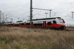 �BB / ODEG 4746 054/554 im Bahnhof Lietzow (R�gen) am 28.12.19