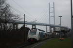 4746 801 als RE9 mit ziel Stralsund Hbf im Bahnhof Stralsund-R�gendamm am 21.12.20