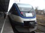 OLA VT 0010 mit ziel B�tzow im Bahnhof Neubrandenburg am 14.12.13