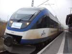 OLA VT 0010 mit ziel B�tzow im Bahnhof Pasewalk am 14.12.13