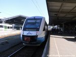 OLA VT 706 mit ziel K�nnern im Bahnhof Halle (Saale) Hbf am 21.4.16