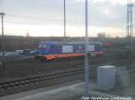 185 419-9 von Raildox abgestellt in Eberswalde am 19.12.15