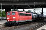 151 163-3 zog einen tanker durch hh-harburg,21.07.18