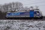 RTB 186 426 wirbt f�r Rotterdam und passiert am 24 J�nner 2019 Tilburg Oude Warande.