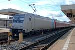 Railpool 185 689 steht mit ein DB Regiozug am 21 Februar 2020 in N�rnberg Hbf.