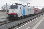 Lineas 186 508 durchfahrt samt KLV Blerick am 30 M�rz 2023.