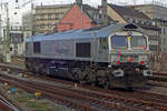Kleine �berraschung in K�ln Hbf, wo RheinCargo DE 670 am 28 Dezember 2019 Durchfahrt hat.