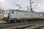TX Logistik 185 408 passiert Elmshorn am 28 April 2016.