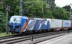 NRAIL 192 009-9 zog einen containerzug durch hh-harburg,20.07.21