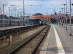 UBB GTW 2/6 bei der Abfahrt aus Stralsund Hbf nach Swinem�nde Centrum (PL) am 13.8.13