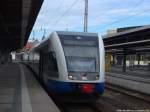 UBB GTW 2/6 mit ziel Swinem�nde Centrum (PL) im Bahnhof Stralsund Hbf am 10.9.13
