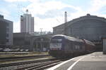ER20-015 der WFL/SKL verl�sst als RE6 mit ziel Chemnitz Hbf den Bahnhof Leipzig Hbf am 11.3.24