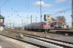 ER20-015 der WFL/SKL verl�sst als RE6 mit ziel Chemnitz Hbf den Bahnhof Leipzig Hbf am 11.3.24