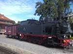 Museumslok 99 332 im Bahnhof K�hlungsborn West am 13.7.14