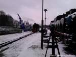 R�BB Mh 52 Pausiert im Kleinbahn BW Putbus am 11.3.13
