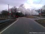 R�BB Mh 53 unterwegs nach Putbus / Bei Posewald am 7.4.13