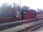 R�BB 99 1782 im Kleinbahn BW Putbus am 21.4.13