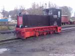 K�f 6003 der R�BB vorm Kleinbahn BW in Putbus am 17.4.13