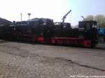R�BB K�f 6003 & 99 1781 im Kleinbahn BW Putbus am 8.5.13