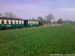 R�BB Mh 53 unterwegs nach G�hren / Hier zwischen Putbus und Beuchow am 9.5.13