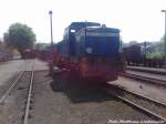 R�BB 251 901 abgestellt am Kleinbahn BW Putbus am 9.5.13