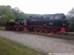 R�BB K�f 6003 rangiert munter 99 4802 hin und her in Putbus am 10.5.13