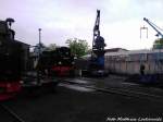 R�BB 99 4011 beim Kohle Bunkern in Putbus am 20.5.13