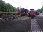 R�BB 99 4011 & R�BB K�f 6003 in Putbus am 20.5.13