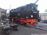 R�BB 99 4011 beim Wasser Fassen in Putbus am 20.5.13