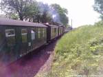 R�BB 99 1784 unterwegs nach Putbus / hier kurz hinter den Haltepunkt Posewald am 24.5.13