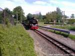 R�BB 99 1784 unterwegs nach Putbus / hier bei der Durchfahrt am Haltepunkt Posewald am 24.5.13