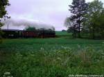 R�BB 99 4802 mit Ziel Lauterbach Mole / Hier zwischen Beuchow & Putbus am 26.5.13
