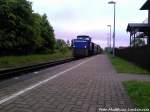 R�BB 251 901 mit Ziel Putbus bei der Durchfahrt am Gro�bahnbahnhof Lauterbahc (R�gen) am 26.5.13