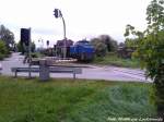 R�BB 251 901 als Schlusslicht des Zuges und Vorne weg R�BB 99 1784 kurz vor dem Endbahnhof Lauterbach Mole / Hier bei der Durchfahrt am Gro�bahnbahnhof Lauterbahc (R�gen) am 26.5.13