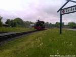 R�BB 99 4802 unterwegs zum Personenzug in Putbus am 26.5.13