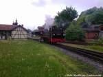 R�BB 99 4802 unterwegs zum Personenzug in Putbus am 26.5.13