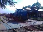 R�BB 251 901 wurde abgekoppelt vom ug und nun geht es wieder zur Pause im Bahnhof Putbus am 29.5.13