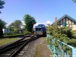 R�BB 251 901 unterwegs zu seinem Pausenstandort im Bahnhof Putbus am 29.5.13