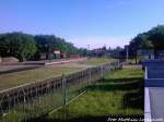 Die Letzten Sonnenstrahlen im bahnhof Putbus genie�en am 29.5.13
