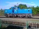R�BB 251 901 wartet auf den Zug aus G�hren im Bahnhof Putbus am 29.5.13