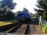 R�BB 251 901 beim Ann�hern des Personenzuges in Richtung Lauterbach Mole im Bahnhof Putbus am 29.5.13