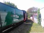 R�BB 99 1784 beim Verlassen des Binzer Bahnhofs in Richtung Putbus am 30.5.13